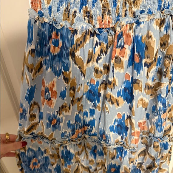 House of Harlow 1960 Blue and Brown Maxi Dress - Picture 2 of 3